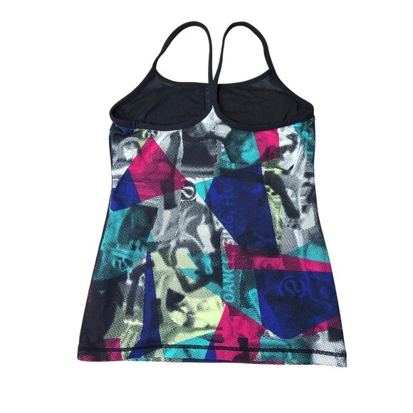 Lululemon Women's Power Y Built In Shelf Bra Racerback Tank size 6 - Picture 3 of 5